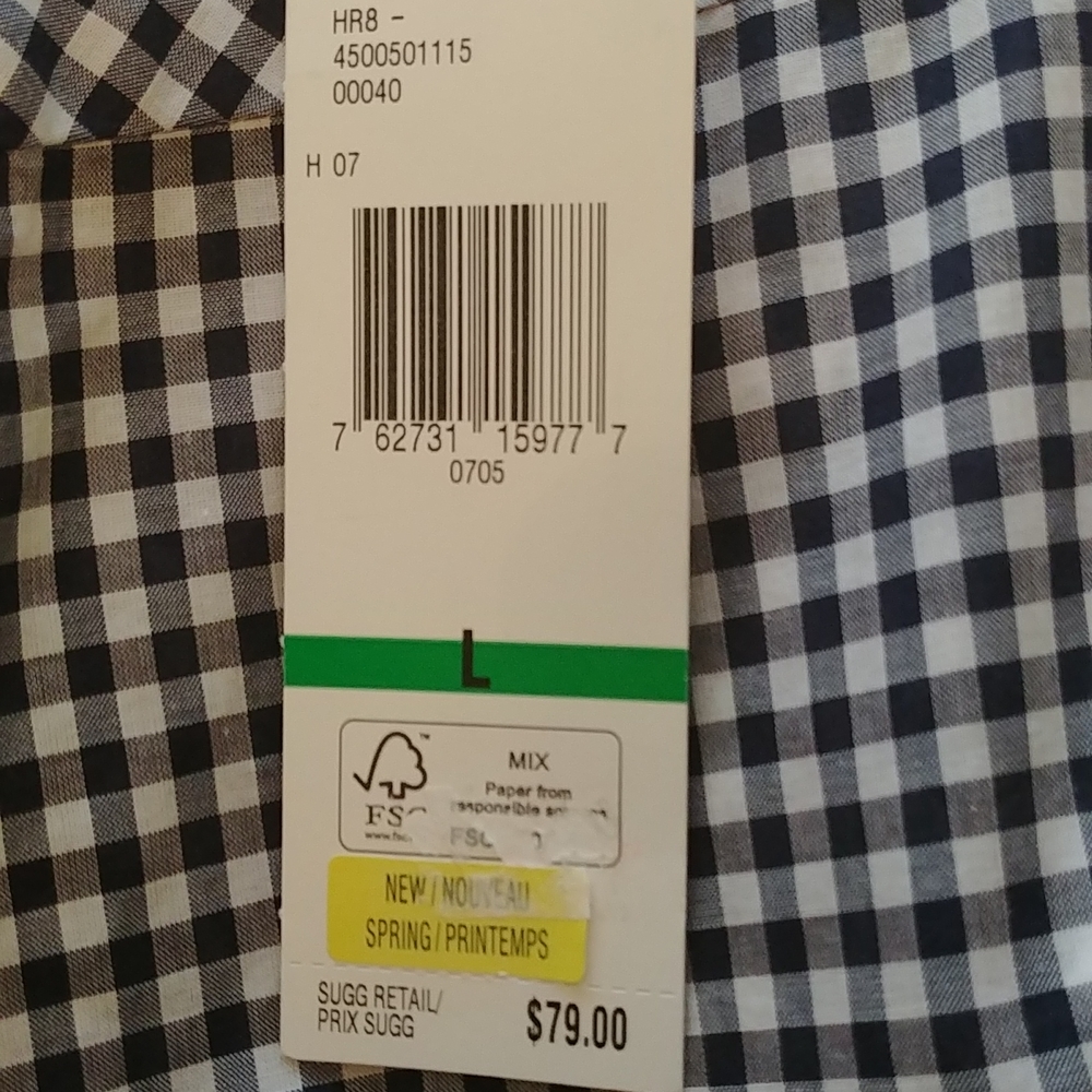 NWT, JONES NEW YORK SIGNATURE, SHIRT size L - Picture 10 of 12